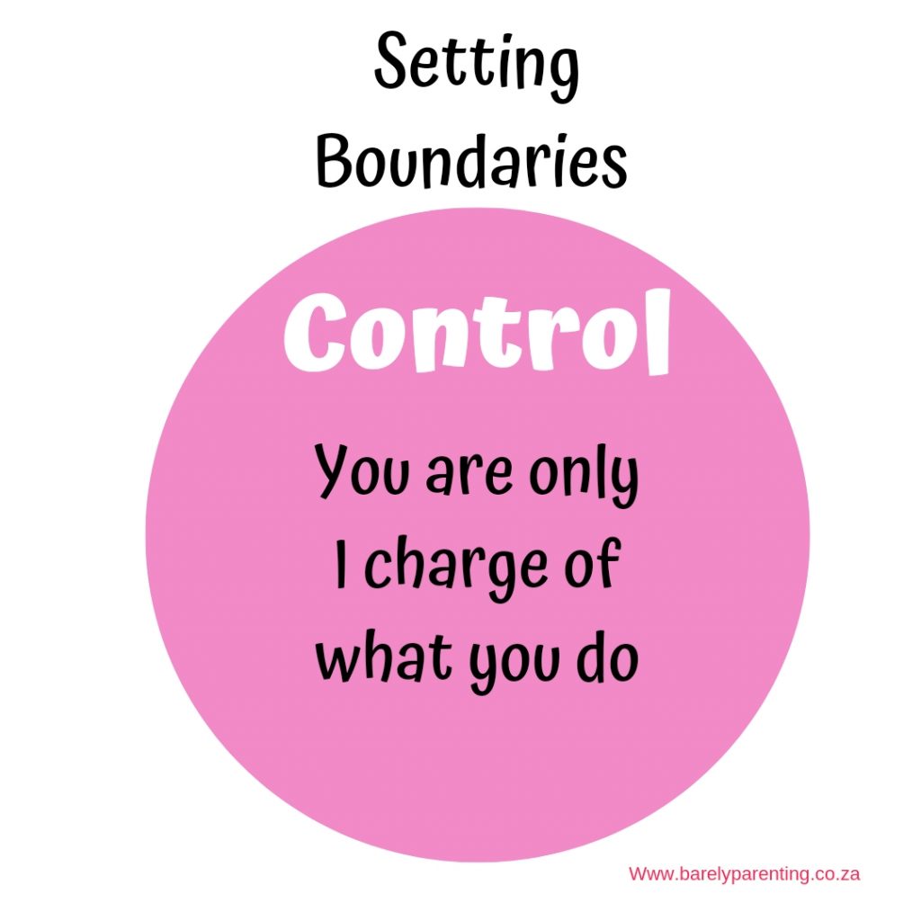 Setting, Applying and upholding Boundaries